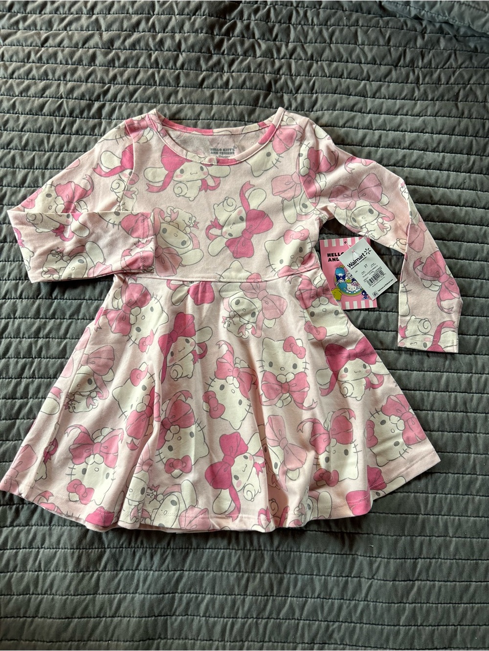 Hello Kitty & Friends Long-Sleeve Skater Dress